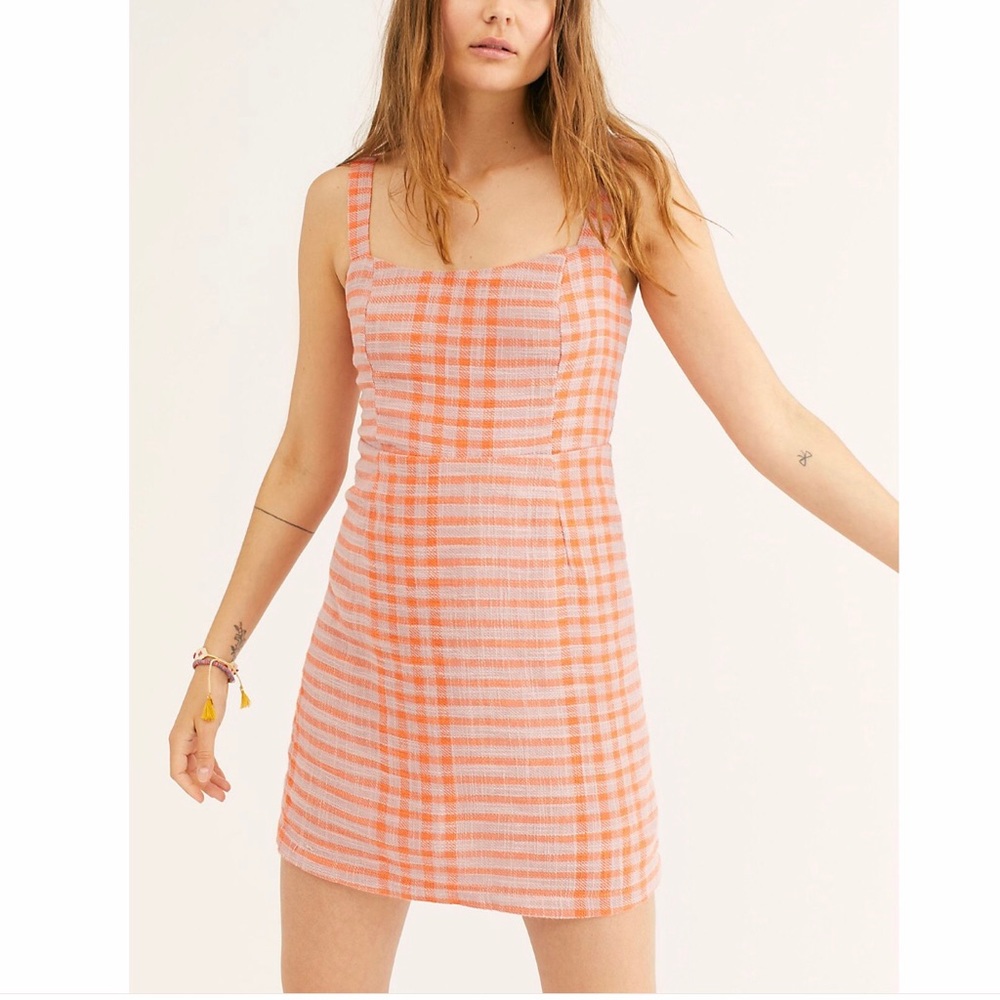 Short N Sweet Plaid Mini Dress